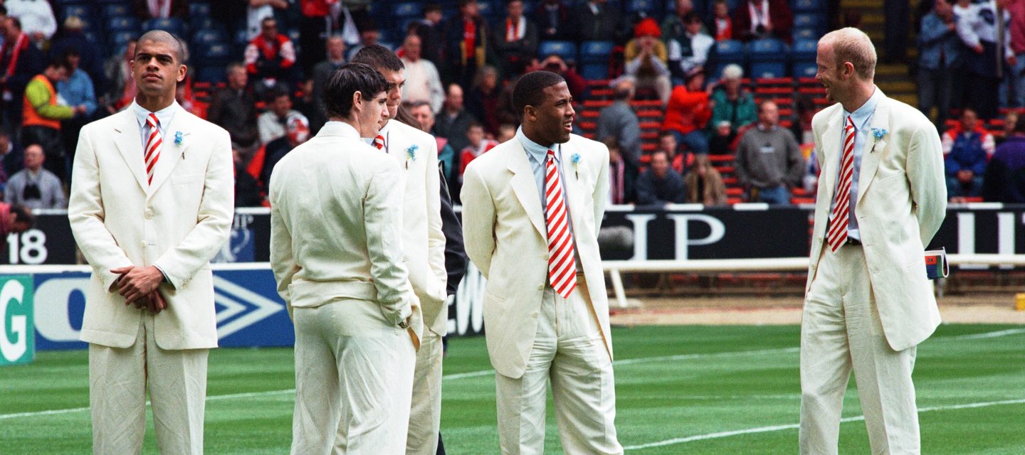 De Spice Boys en de witte pakken van Liverpool