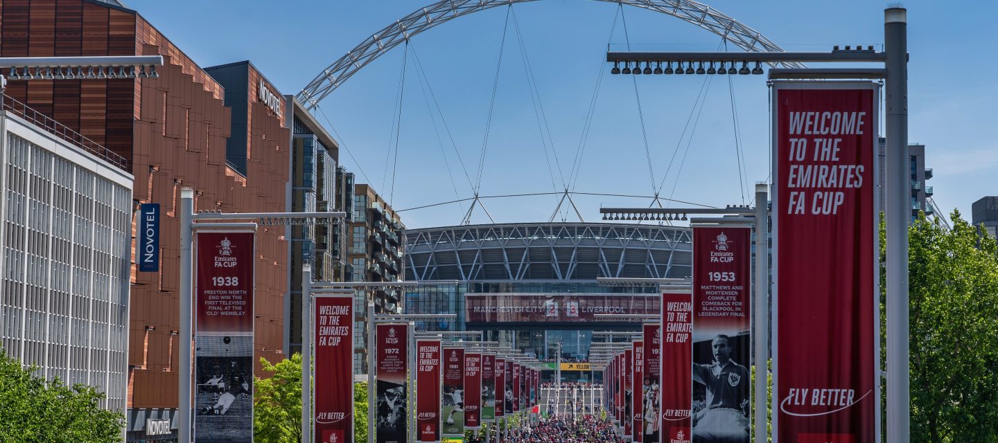 De bekerfinalestadions van Europa